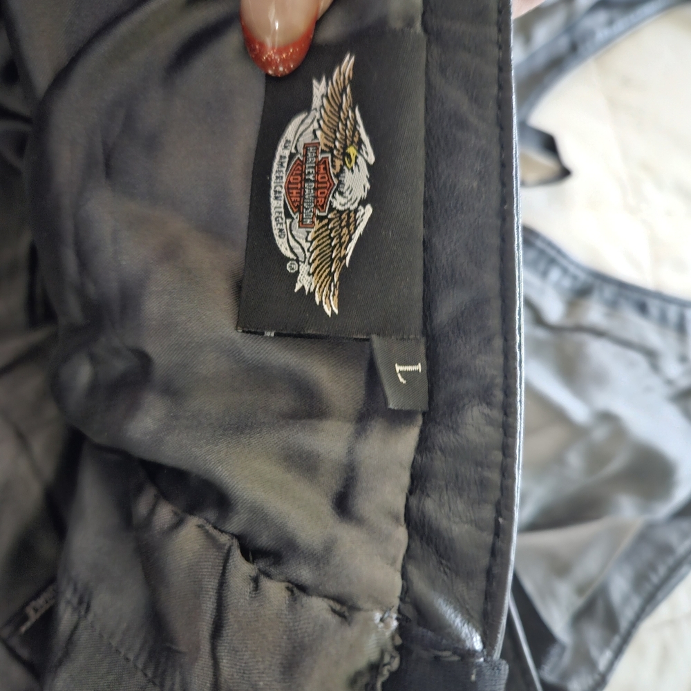 Harley-Davidson Black Studded Halter Top - Picture 7 of 7